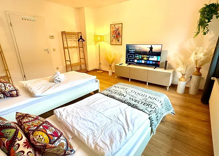 公寓 Urban Bloom Retreat - Ruettenscheid, Zentrum, Messe
